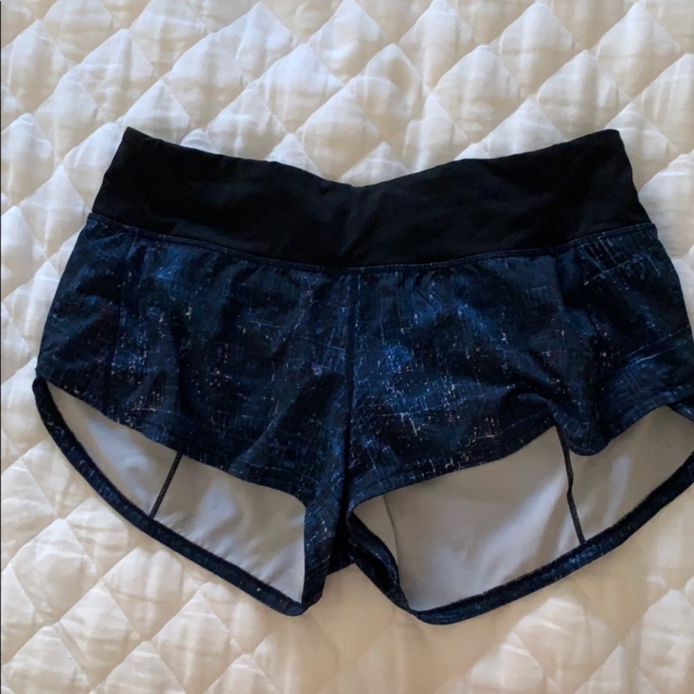 Lululemon speed shorts